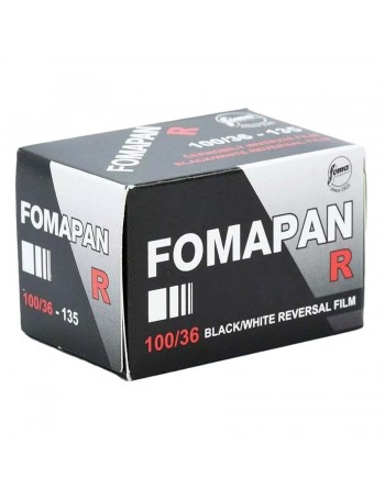 Filme fotográfico 35mm Fomapan R ISO 100 Preto e Branco Reversível 36 poses