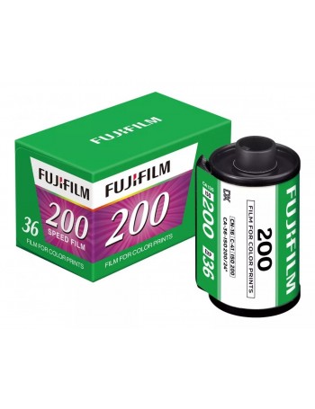 Filme fotográfico 35mm Fujifilm 200 ISO 200 Colorido 36 poses