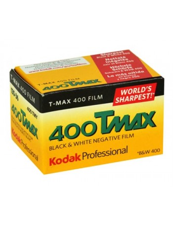 Filme fotográfico 35mm Kodak T-MAX ISO 400 Preto e Branco 36 Poses