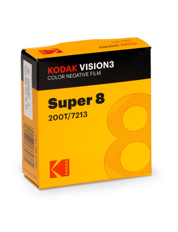 Filme Super 8 Kodak VISION3 200T/7213 ISO 200 (15 metros)