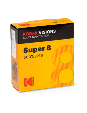 Filme Super 8 Kodak VISION3 500T/7219 ISO 500 (15 metros)