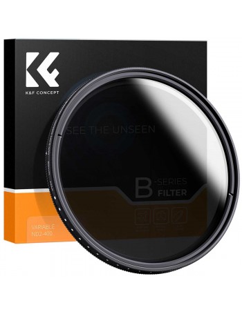 Filtro ND Variável K&F Concept B-Series 58mm (ND2 a ND400)