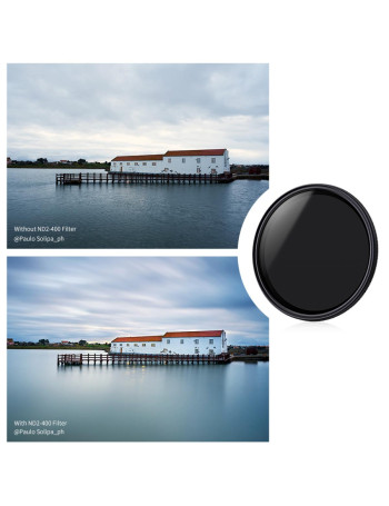 Filtro ND Variável K&F Concept B-Series 49mm (ND2 a ND400)