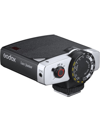 Flash retrô Godox Lux Junior para câmeras fotográficas