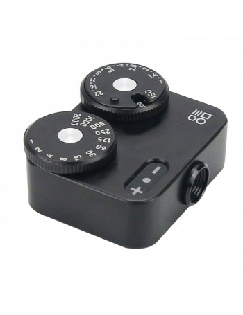 Fotômetro compacto Doomo Made D para câmeras analógicas (Preto)