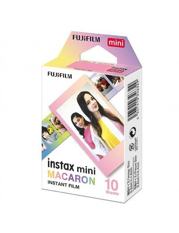 Filme instantâneo Fujifilm instax mini Macaron com bordas coloridas em tons pastéis (10 fotos)