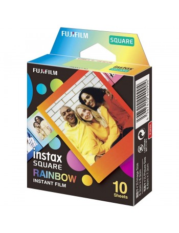 Filme Instantâneo Fujifilm Instax Square Rainbow (10 fotos)