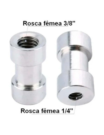 Adaptador de rosca fêmea-fêmea Greika YA-435 (1/4