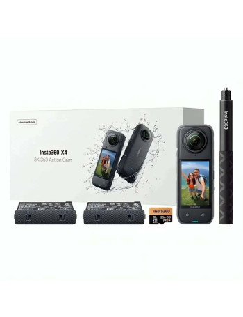 Câmera filmadora de ação Insta360 X4 Adventure Bundle