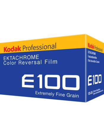 Filme fotográfico 35mm Kodak Ektachrome E100 ISO 100 Colorido Positivo 36 poses