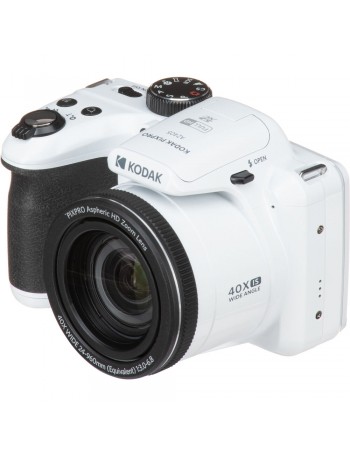 Câmera superzoom Kodak PIXPRO AZ405 com zoom óptico de 40x (BRANCO)