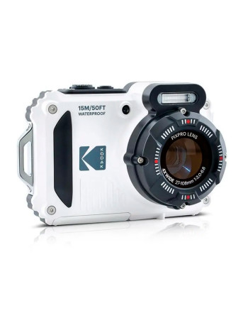 Câmera compacta Kodak PIXPRO WPZ2 à prova d'água (BRANCA)