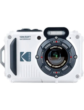 Câmera compacta Kodak PIXPRO WPZ2 à prova d'água (BRANCA)