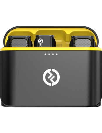Microfone de lapela sem fio Hollyland Lark C1 Duo (duplo) para iOS Lightining