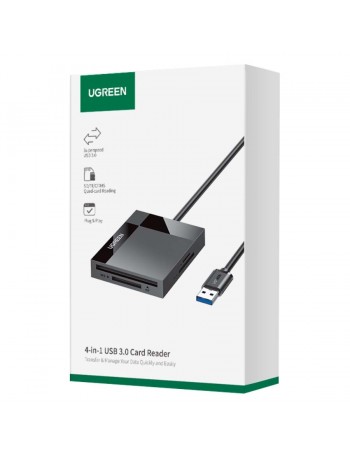 Leitor de cartão de memória UGREEN 4 em 1 CR125 USB 3.0