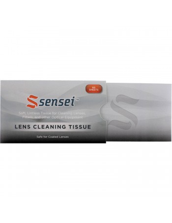 Lenço de papel Sensei LCTP-50 para limpeza ótica - 50 Folhas