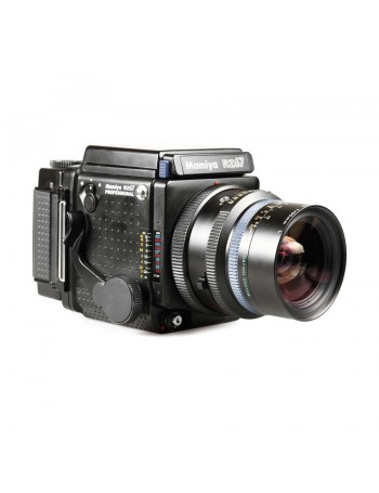 Câmera analógica médio-formato Mamiya RZ67 com lente 50mm f4.5 L - USADA