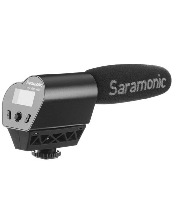 Microfone shotgun Saramonic Vmic Recorder com gravador de áudio (OPEN BOX)