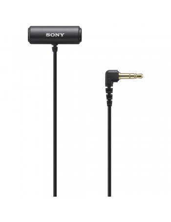 Microfone de lapela Sony ECM-LV1 para gravadores de áudio e câmeras
