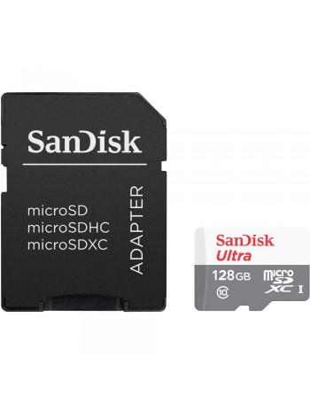 Cartão microSDXC Sandisk UHS-I Ultra 128GB - 100MB/s