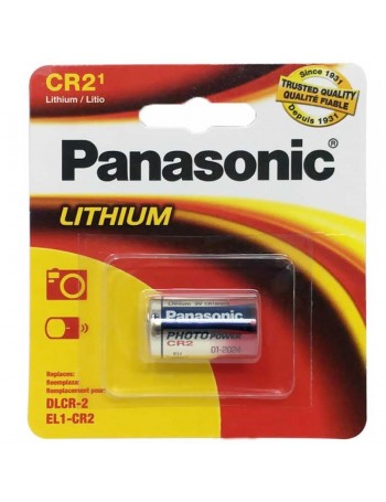 Pilha de lítio Panasonic CR2 3V (CR-2PA/1B)