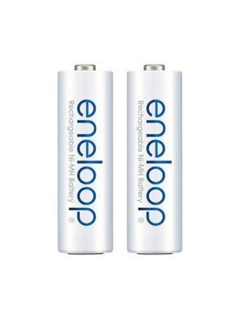Pilha recarregável Panasonic AA Eneloop 2000mAh BK-3MCCE/2BB - Cartela com 2 unidades