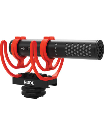 Microfone shotgun Rode VideoMic GO II com montagem em sapata de câmera