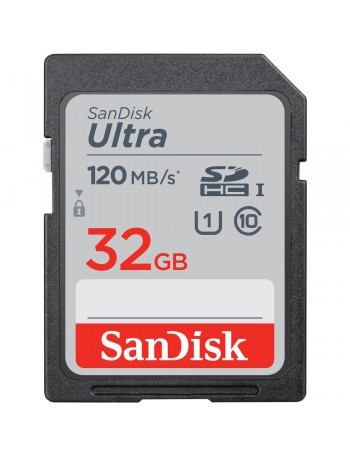 Cartão SDHC SanDisk Ultra 32GB - 120MB/s