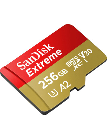 Cartão microSDXC Sandisk UHS-I Extreme 256GB - 190MB/s