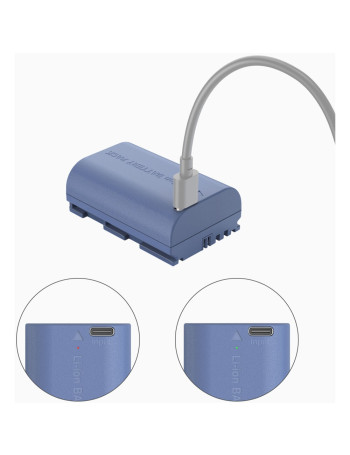 Bateria recarregável SmallRig 4264 LP-E6NH USB-C