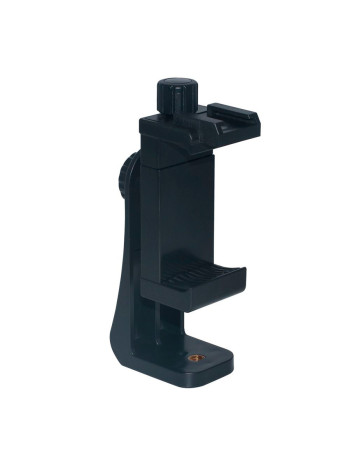 Suporte adaptador de smartphone para tripé com rosca 1/4" e sapata de flash