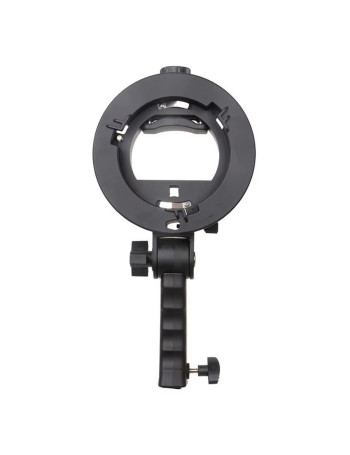 Suporte para flash dedicado Tipo-S com encaixe Bowens