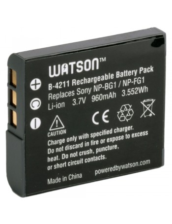 Bateria recarregável Watson NP-FG1 / NP-BG1 para Sony (B-4211)