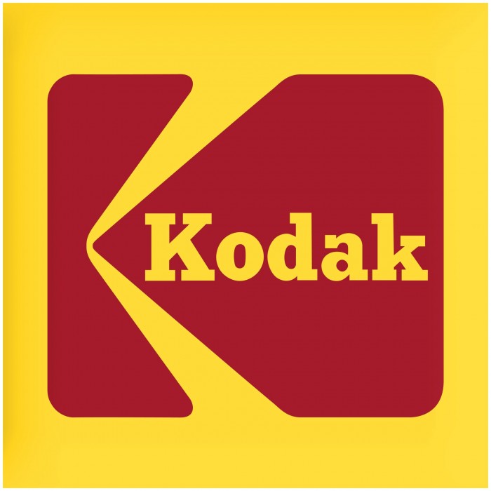 Conjunto de adesivos com logotipo Kodak 1971