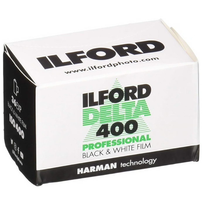 Filme fotográfico 35mm Ilford Delta ISO 400 Preto e Branco 36 poses
