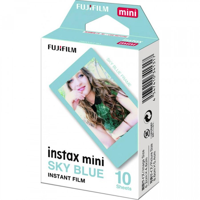 Filme Instantâneo Fujifilm Instax Mini Sky Blue (10 fotos)