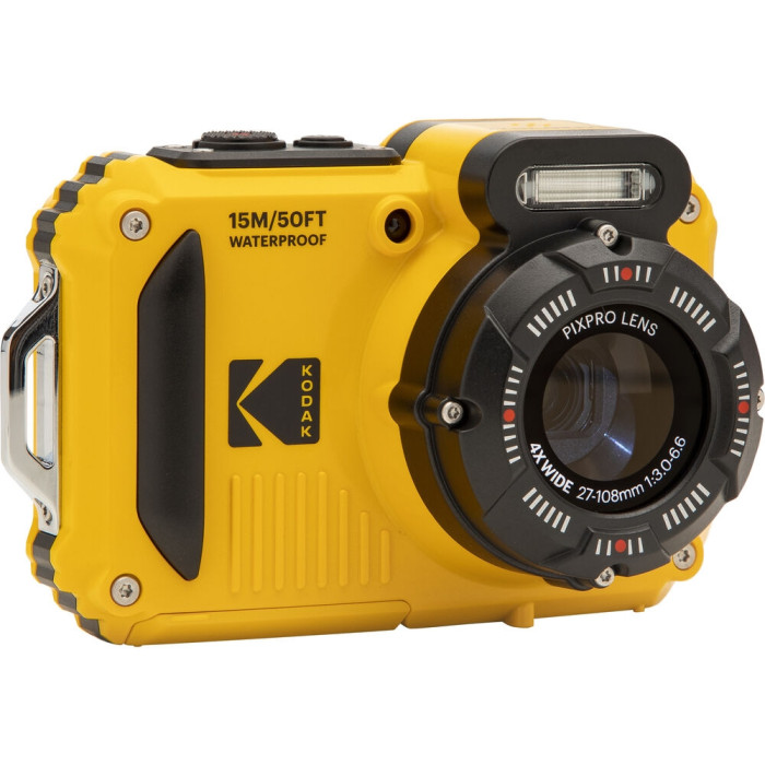 Câmera compacta Kodak PIXPRO WPZ2 à prova d'água (AMARELO)