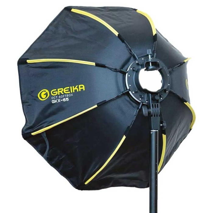 Softbox parabólico Greika GKX-65 (65cm) para flash dedicado
