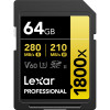 Cartão SDXC Lexar Gold Series UHS-II 64GB - 280MB/s (V60)