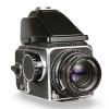Câmera analógica médio formato Hasselblad 500CM com objetiva Planar 80mm f2.8 - USADO