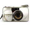 Câmera analógica compacta 35mm Olympus µ[mju:] ZOOM 140 VF (PRATA) - USADA