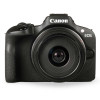 Câmera mirrorless Canon EOS R100 com lente RF-S 18-45mm IS STM - USADA (558 disparos)