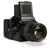 Câmera analógica médio formato Zenza Bronica SQ-B com lente 150mm f4 + brindes - USADO
