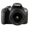 Câmera DSLR Canon EOS Rebel T7+ Plus com lente 18-55mm IS II - USADO (397 disparos)