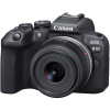 Câmera mirrorless Canon EOS R10 com lente RF-S 18-45mm IS STM