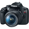 Câmera DSLR Canon EOS Rebel T7+ Plus com lente 18-55mm IS II