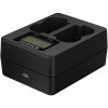 Carregador de bateria duplo Fujifilm BC-W235 para NP-W235