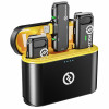 Microfone de lapela sem fio Hollyland Lark C1 Duo (duplo) para iOS Lightining