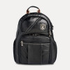 Mochila de couro legítimo Nordweg NW055C-IP Italiano Preto para fotógrafos