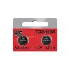 Pilha alcalina Toshiba LR44 1.5V - cartela com 2 unidades